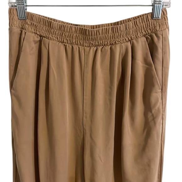 Nation LTD Berlin Pant‎ Women’s Size Small High Rise Straight Leg Pull On Tan - Picture 5 of 12
